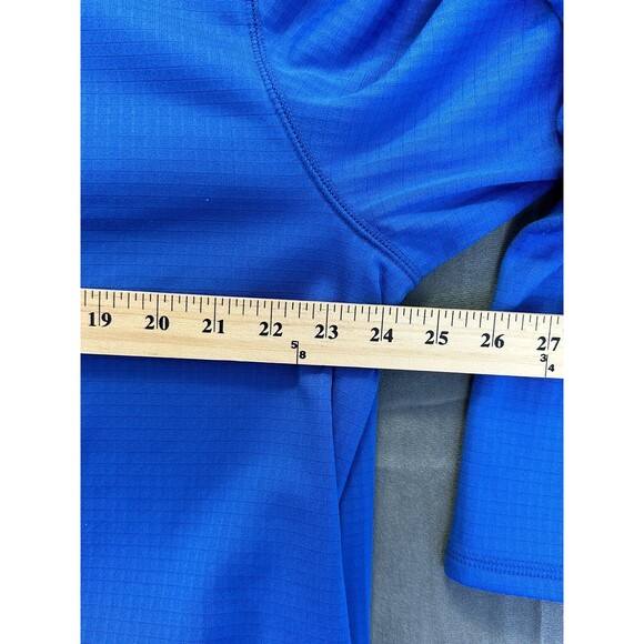 Izod PerformX Waffle Knit Jacket Mens XL Full Zip Blue Running Outdoors Golf - Picture 10 of 12